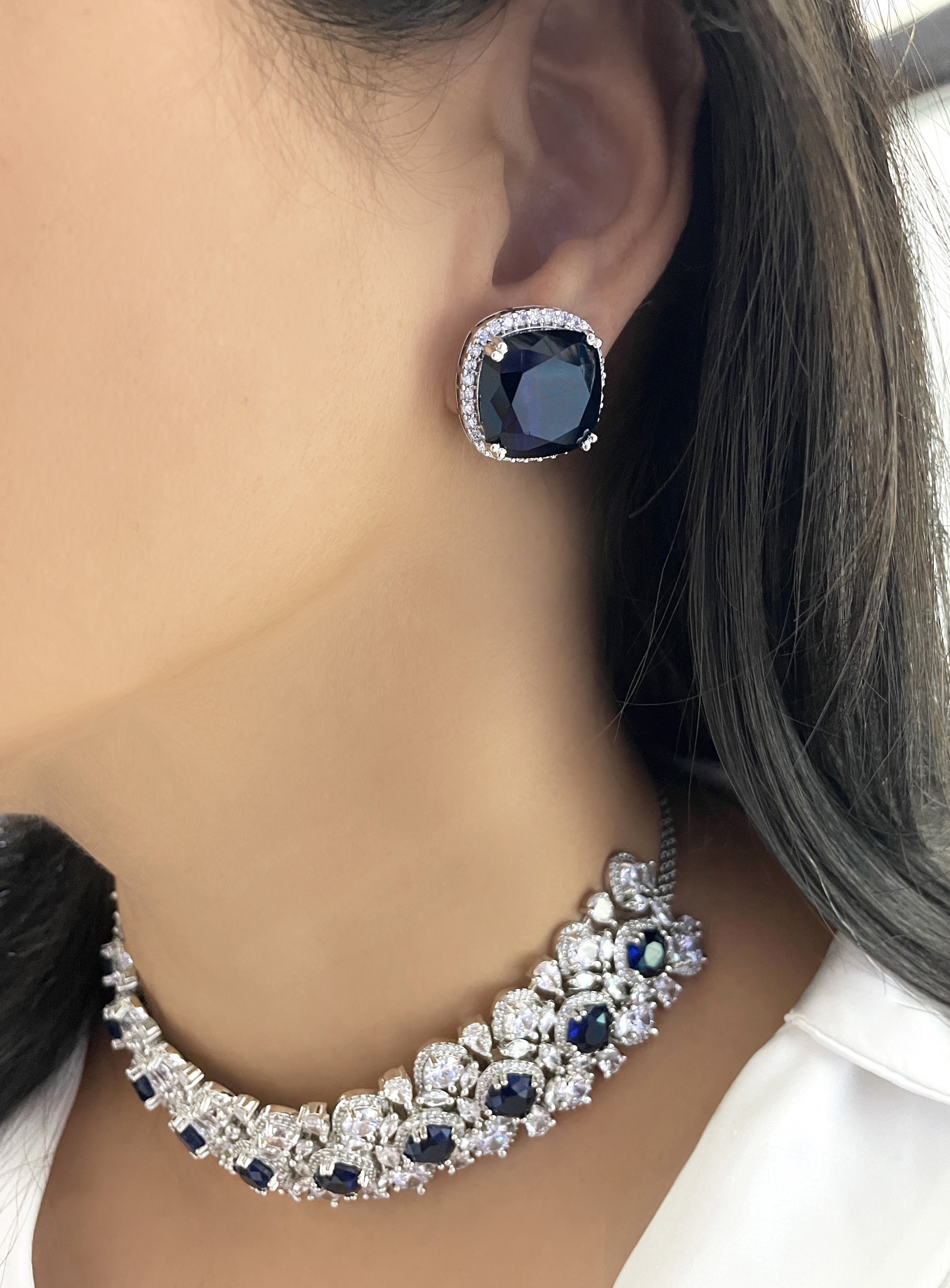 Cairo Statement Diamond Choker Set