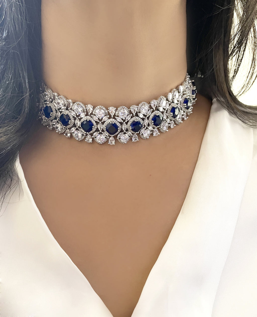 Cairo Statement Diamond Choker Set