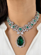 Celine Diamond & Gemstone Necklace Set