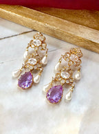Leela Traditional Diamond & Pearl Necklace Set
