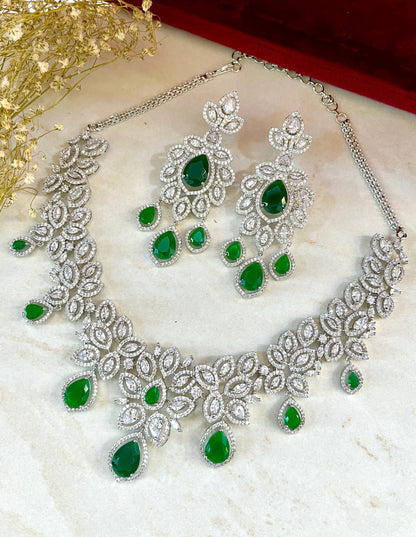 Idaya Diamond Designer Necklace Set
