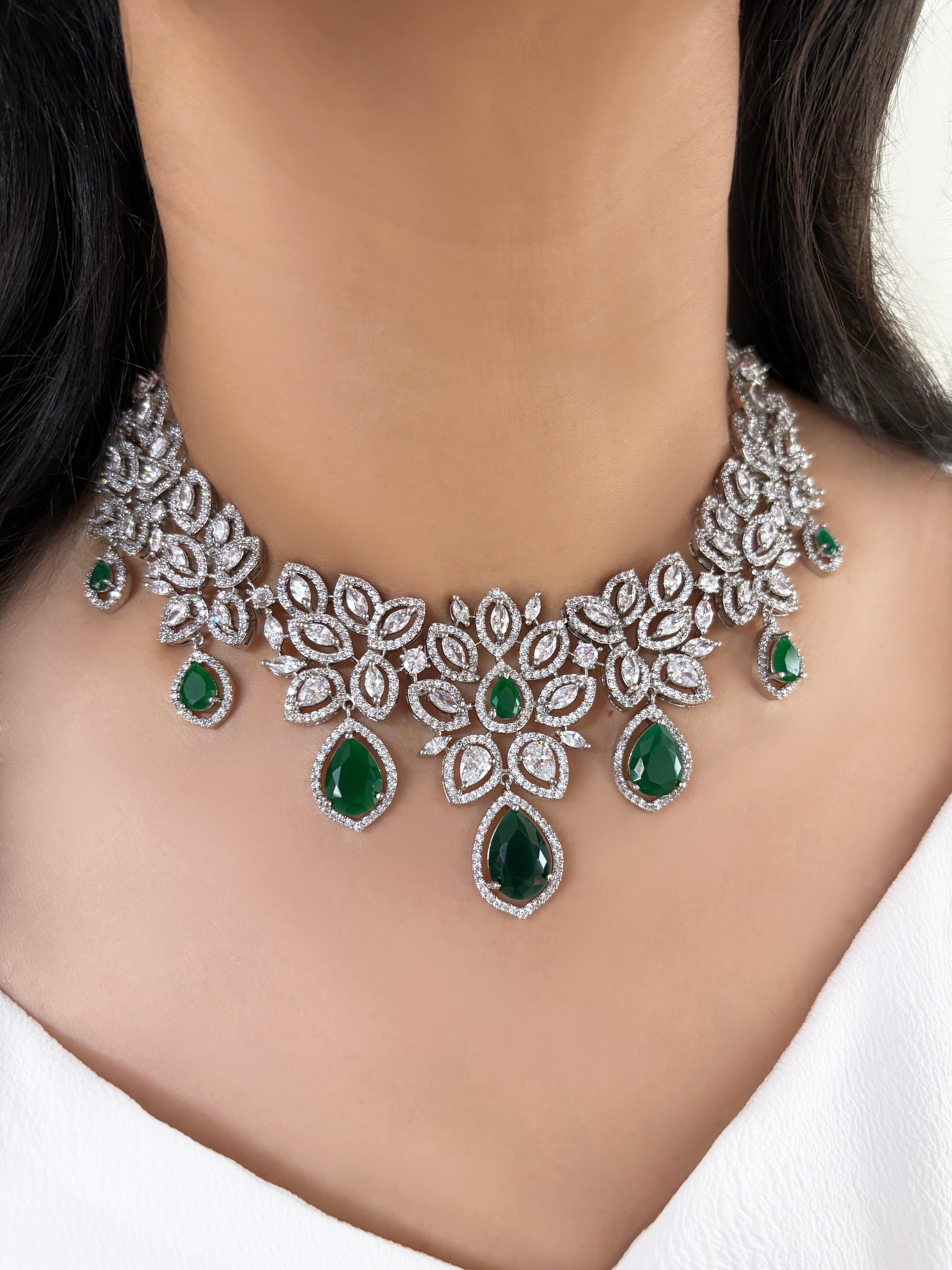 Idaya Diamond Designer Necklace Set