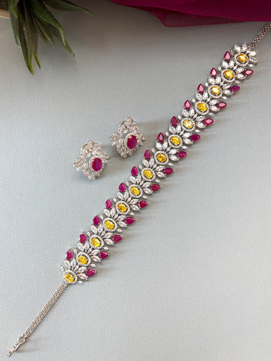Hazel Dual Color Designer Choker Set