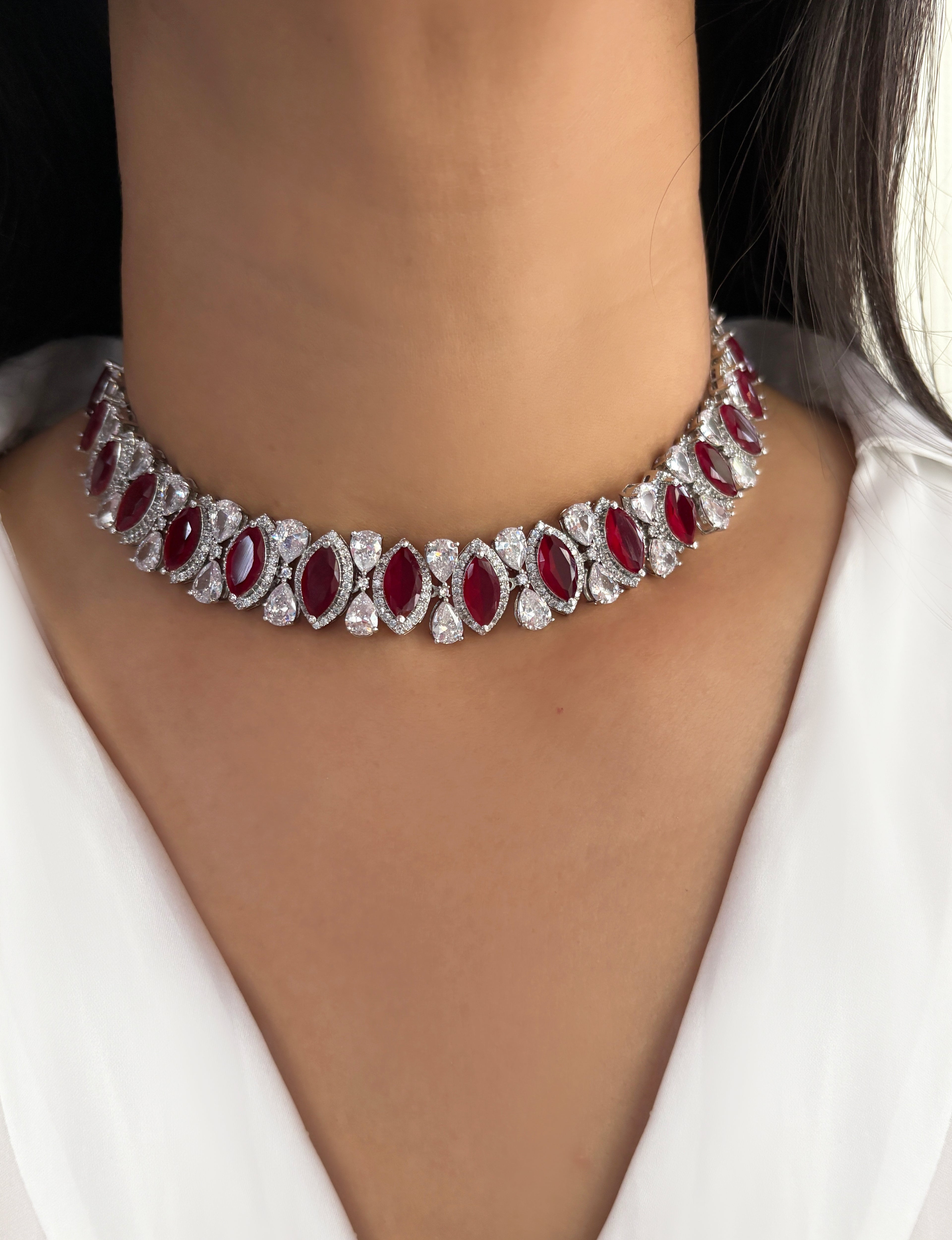 Viva Designer Diamond Necklace Set