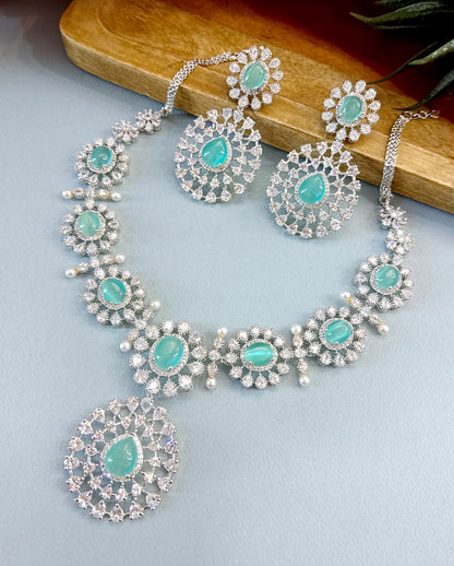 Saina Diamond Designer Necklace Set