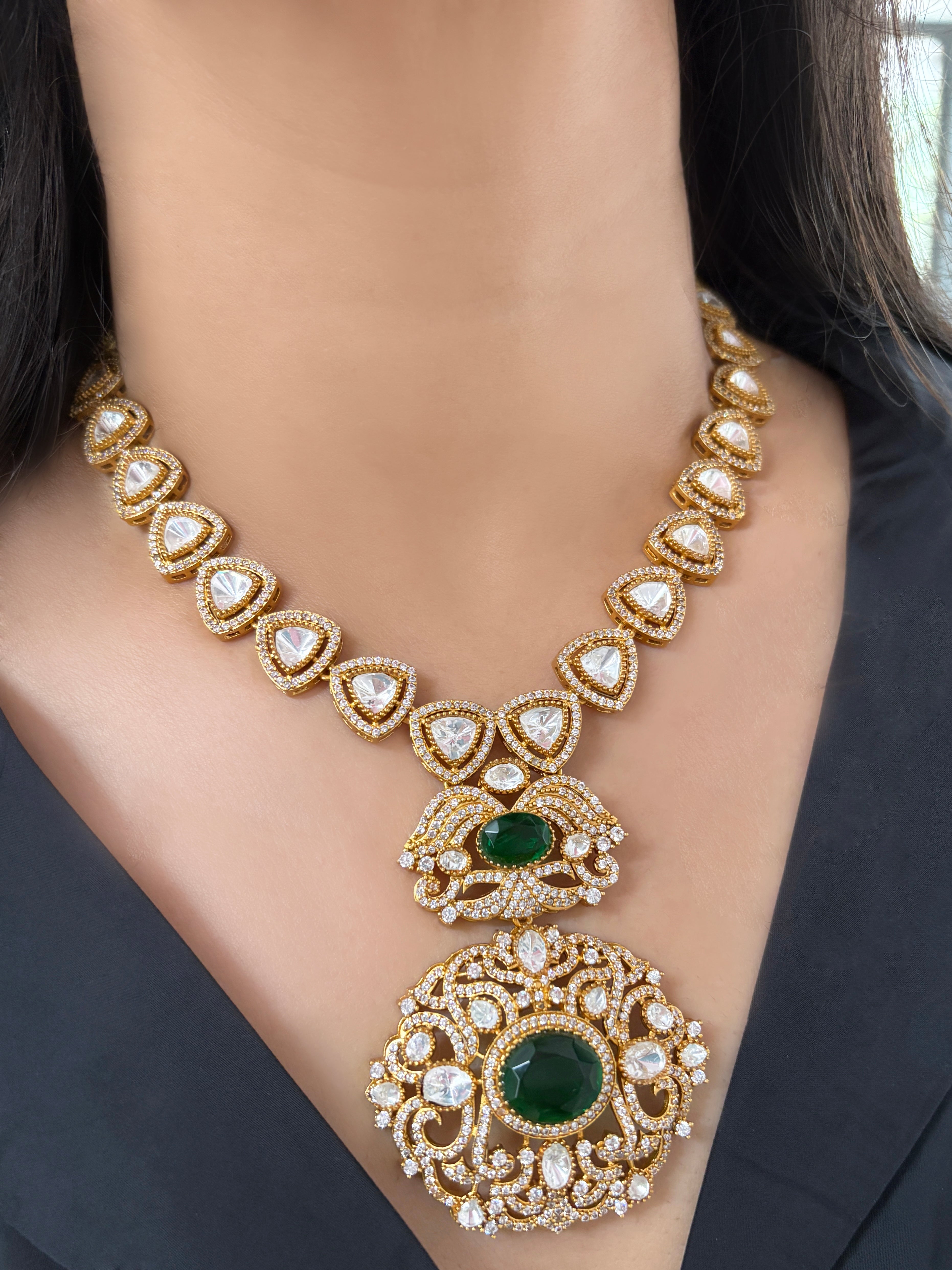 Miksha Polki Designer Necklace Set