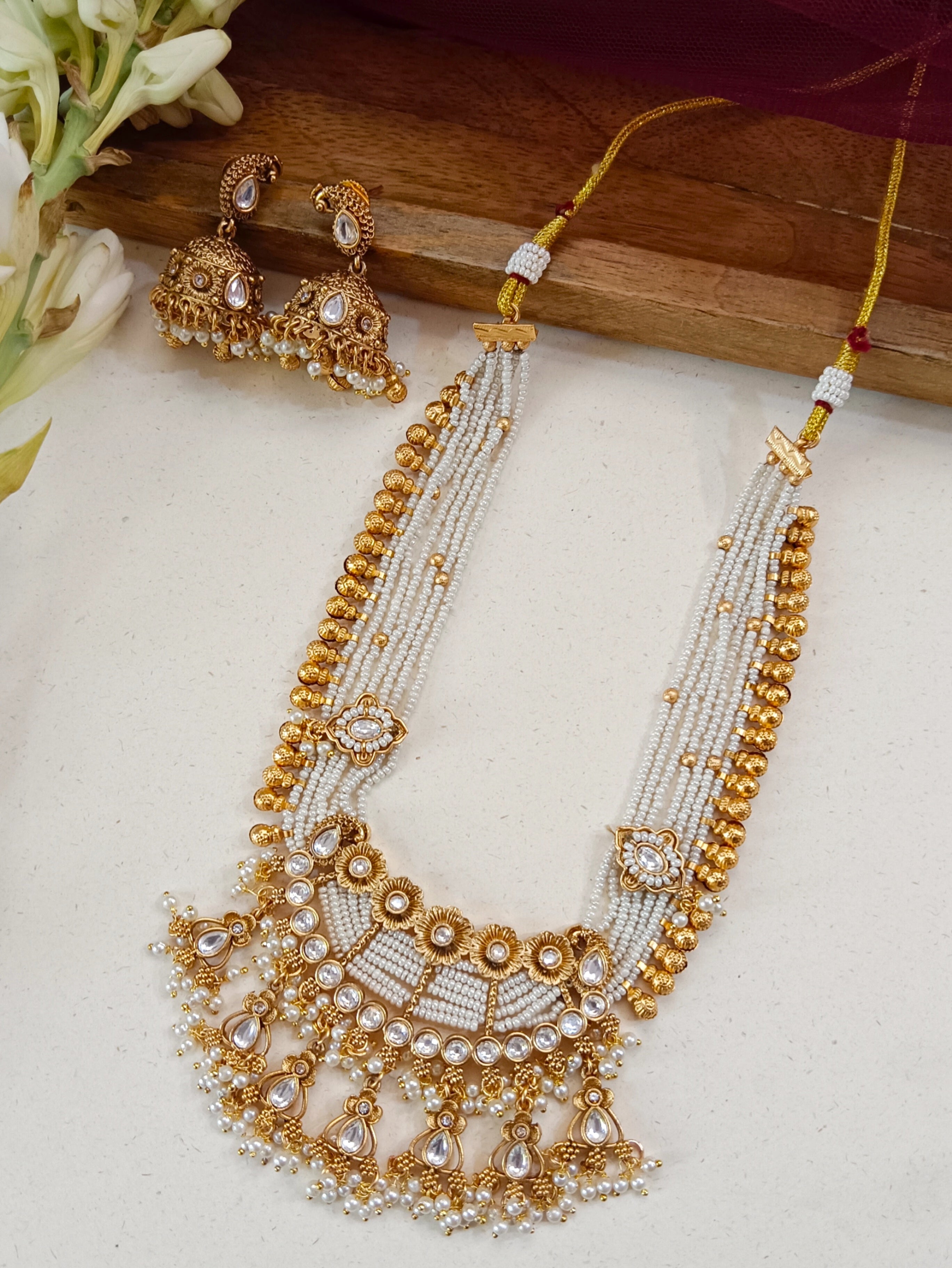 Shloka Rajwadi Designer Necklace Set