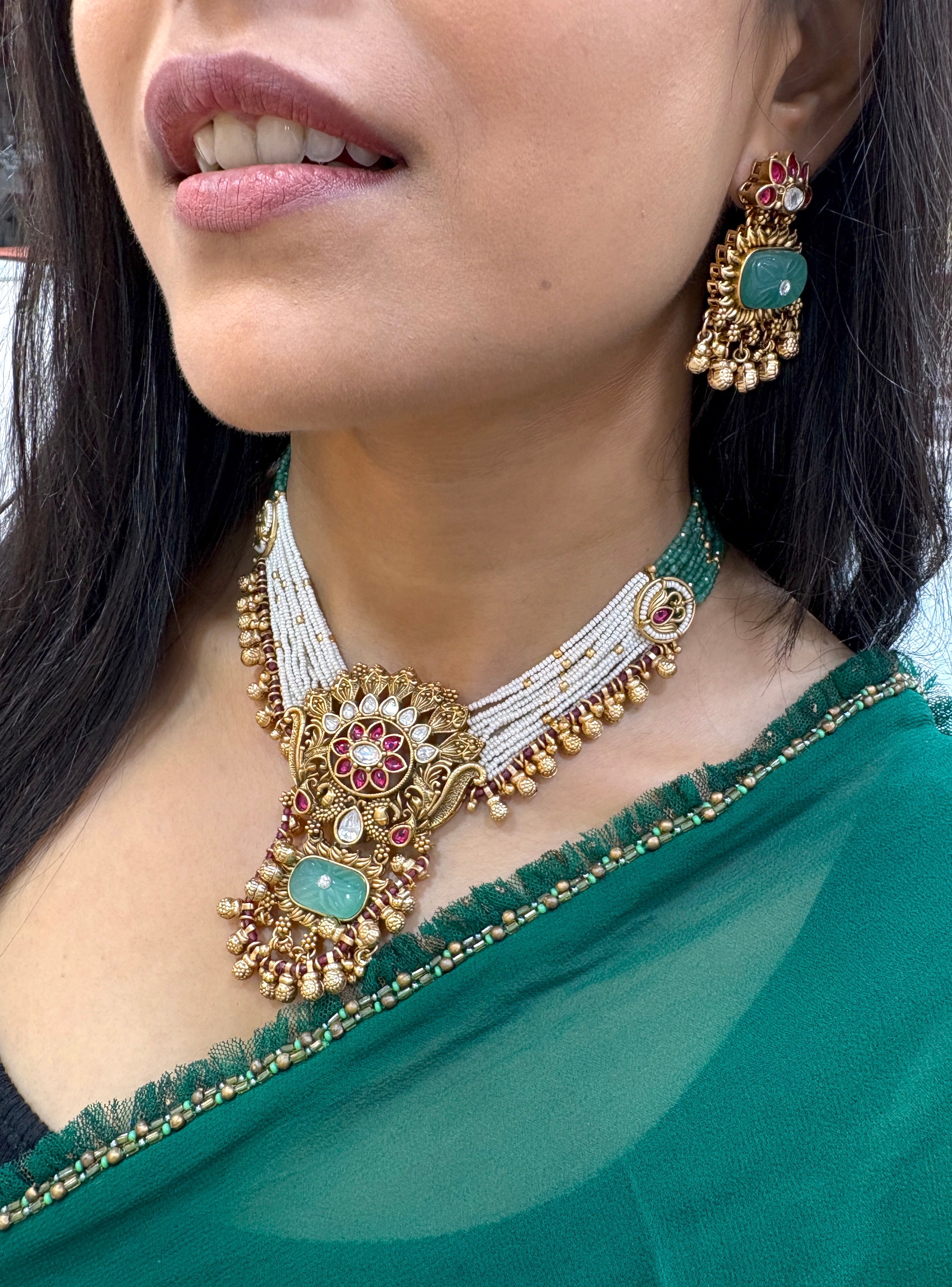 Nitara Rajwadi Designer Necklace Set