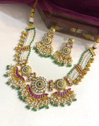 Sakina Designer Rajwada Necklace Set