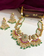 Sakina Designer Rajwada Necklace Set