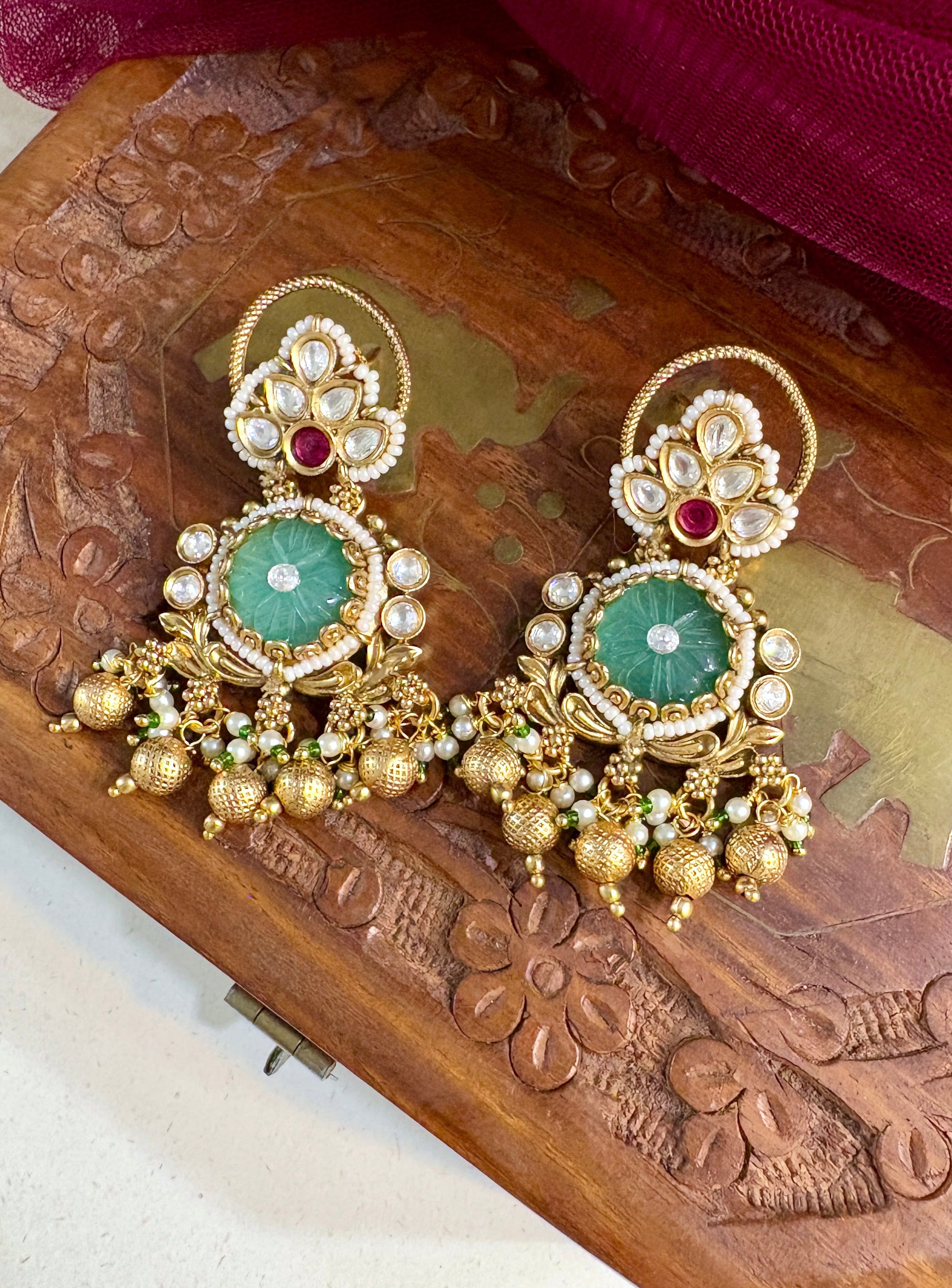 Zeba Designer Rajwada Necklace Set