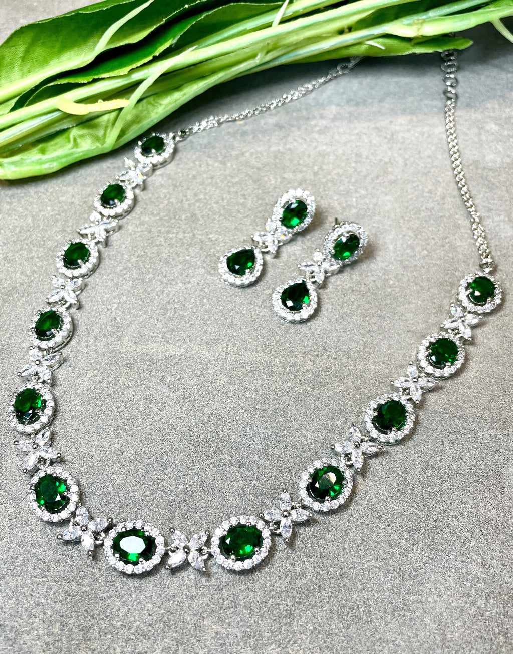 Evara Diamond Designer Necklace Set