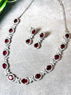 Evara Diamond Designer Necklace Set