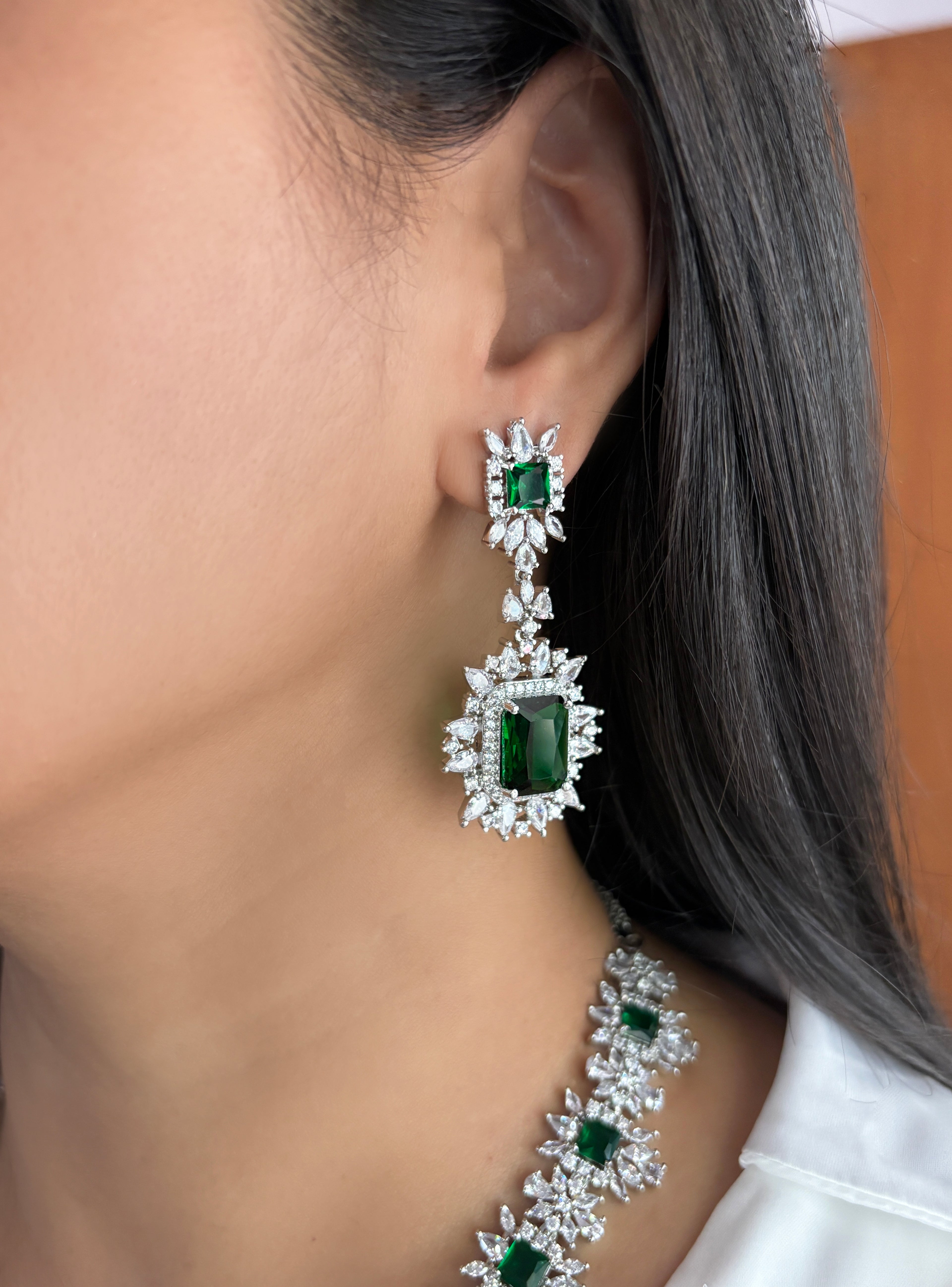 Georgia Classy Diamond Necklace Set