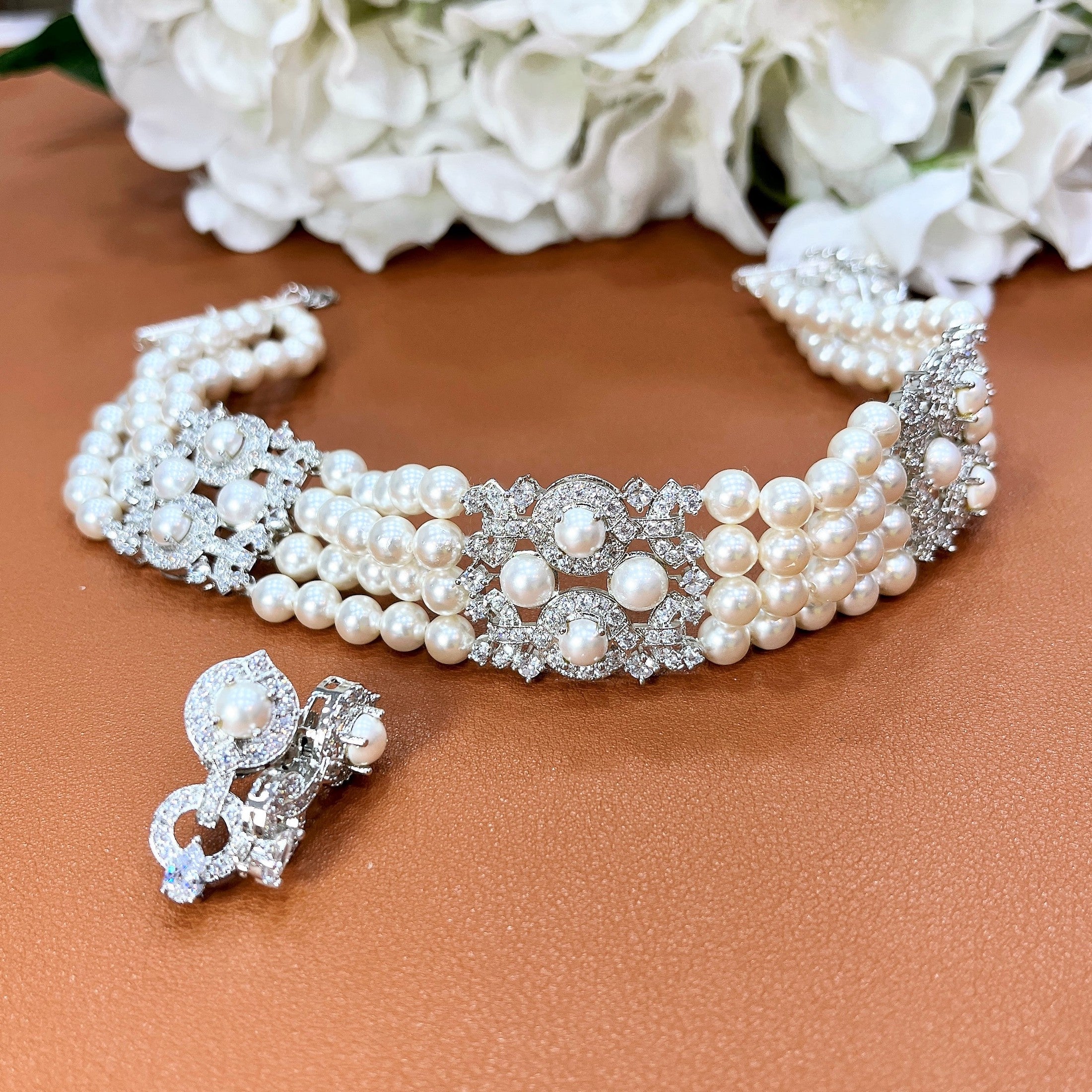 Charvi Pearl Choker Set