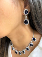 Enara Diamond & Color Stone Necklace Set