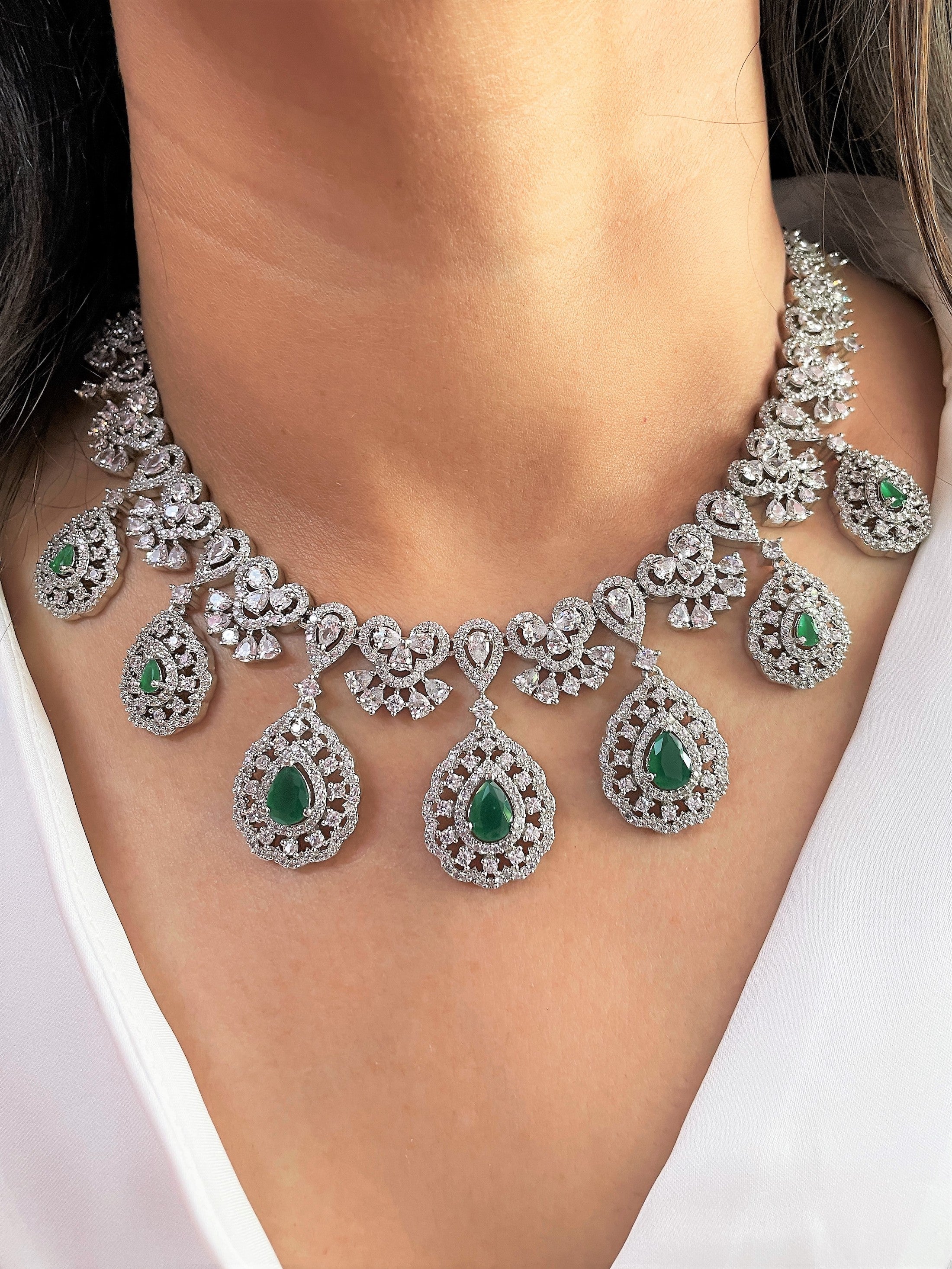 Jyoti Diamond Designer Necklace Set