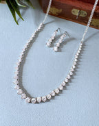 Solitairio Diamond Necklace Set