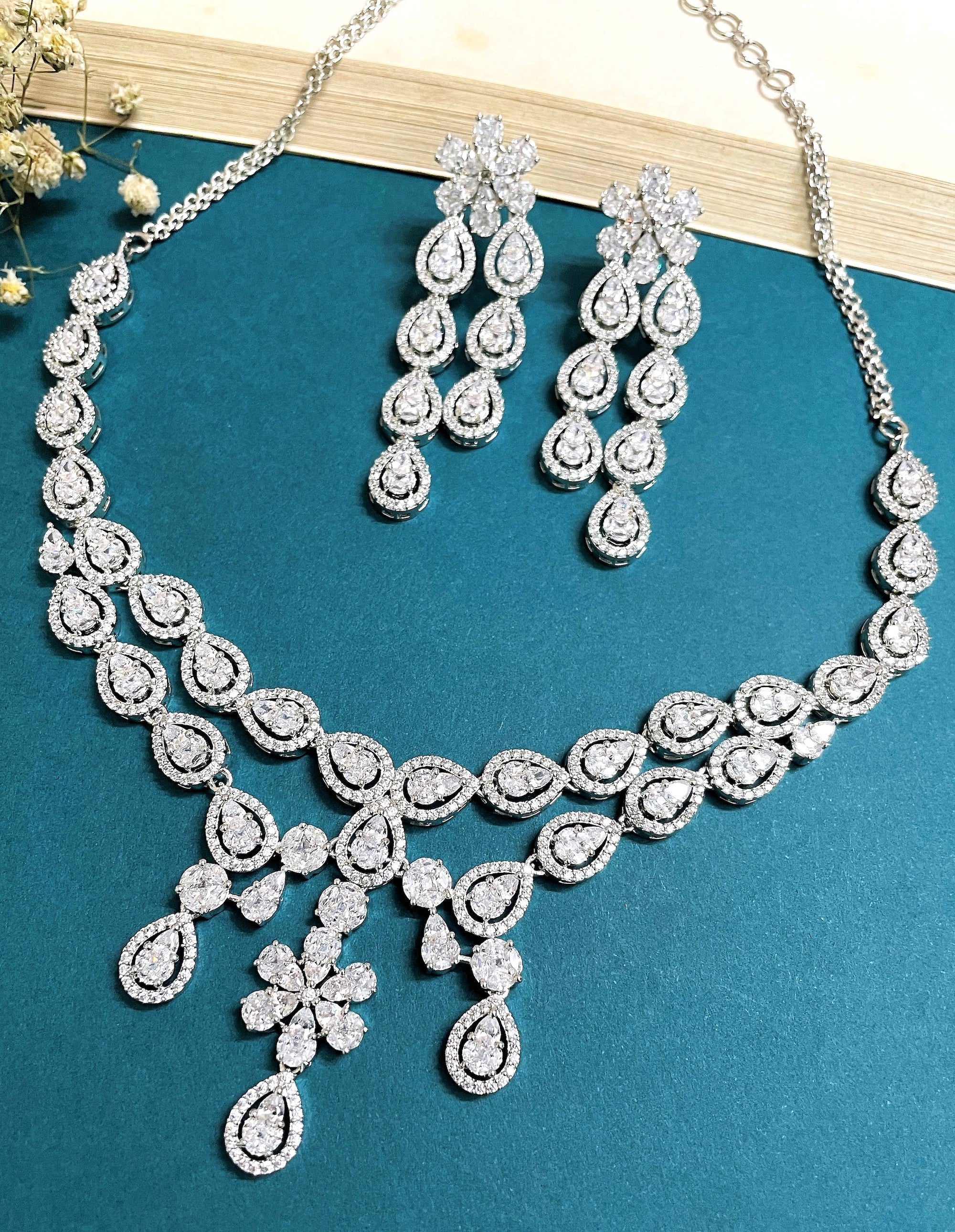 Cassidy Diamond Designer Necklace Set