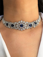 Elma Emerald Stones Choker Set