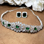 Elma Emerald Stones Choker Set