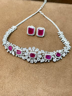 Elma Emerald Stones Choker Set