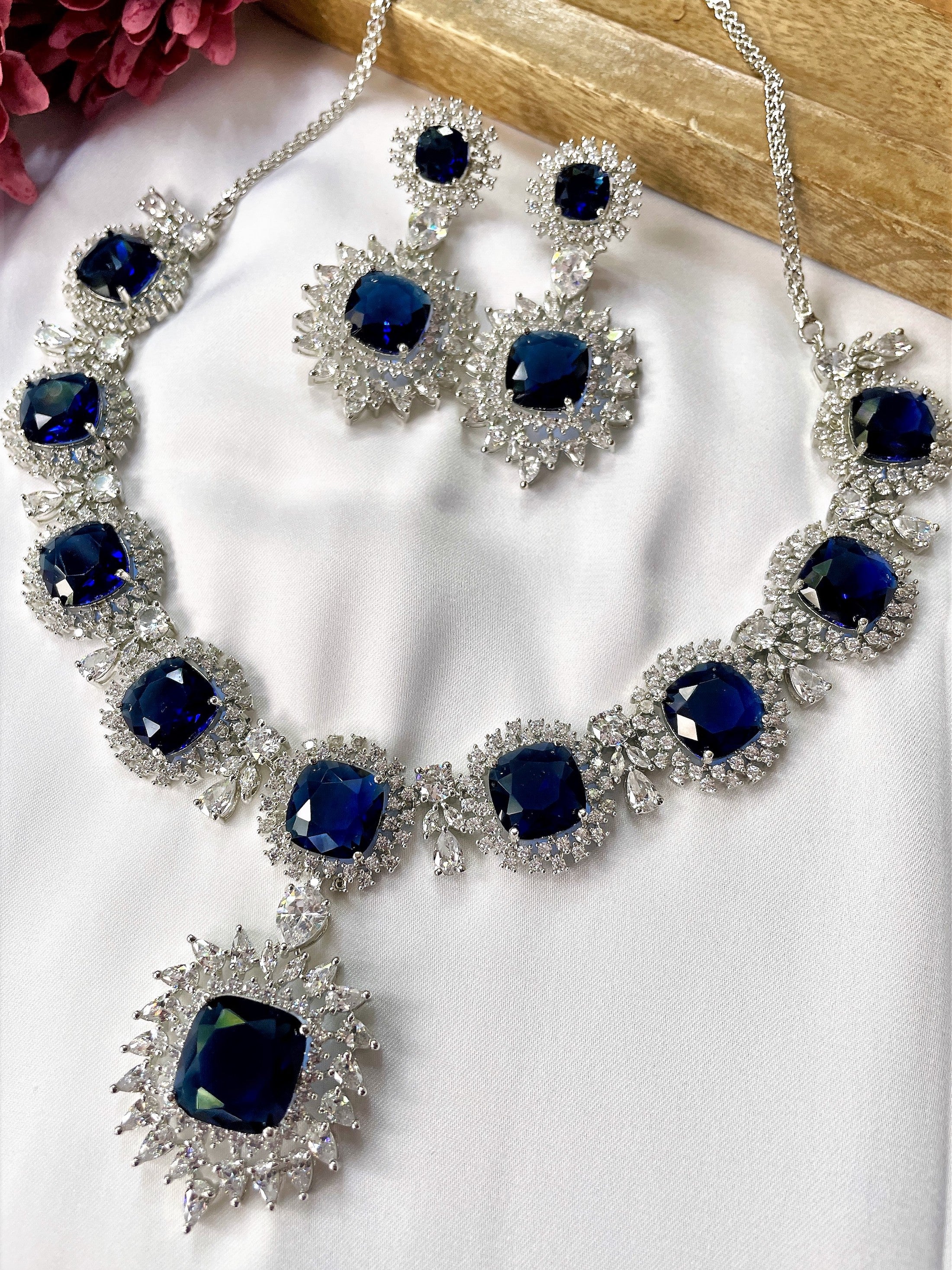 Mabel Designer Diamond Necklace Set