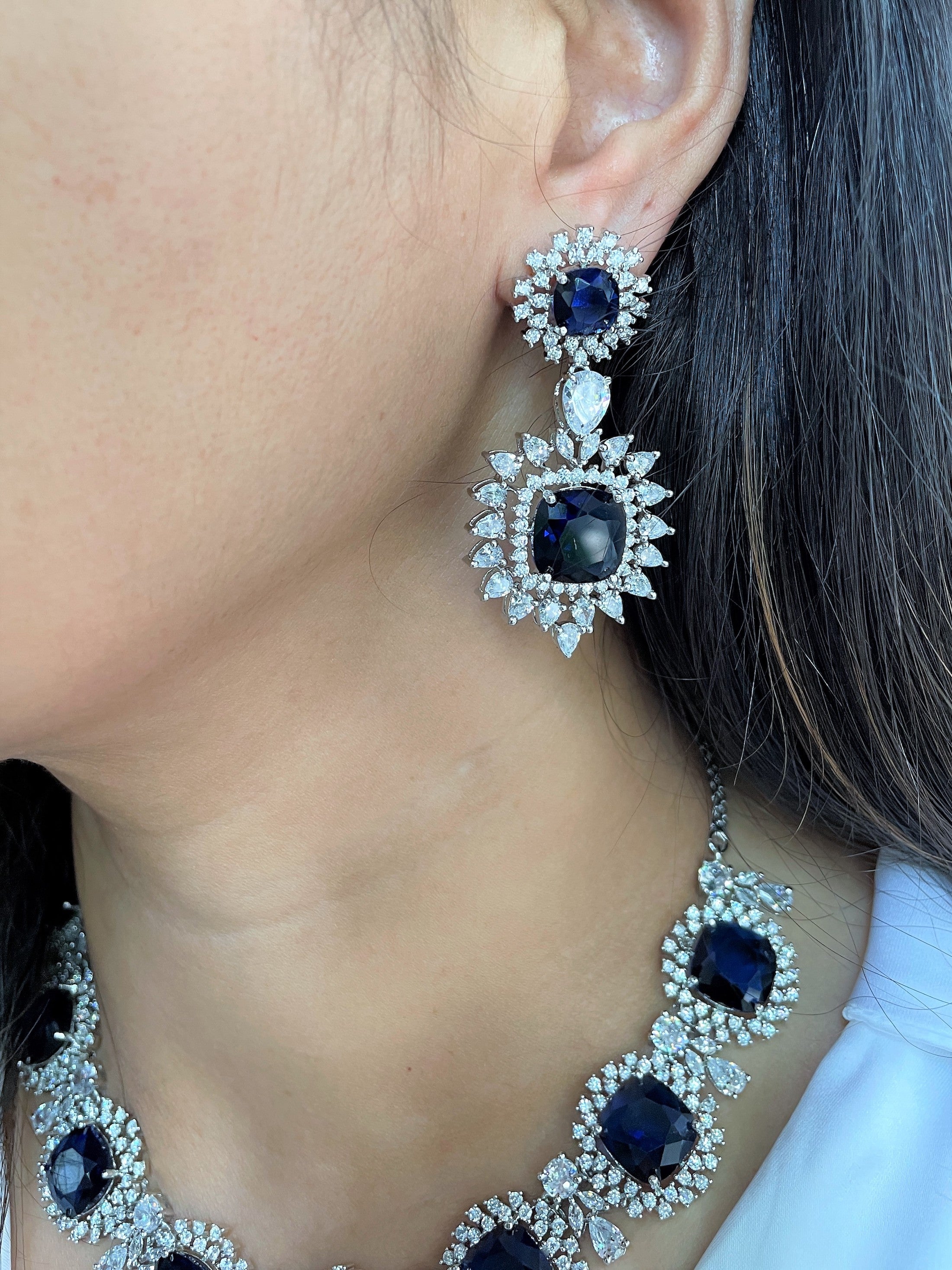 Mabel Designer Diamond Necklace Set