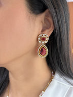 Anika Contemporary Diamond Pendant Set
