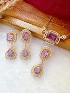Arabella Diamond Designer Pendant Set