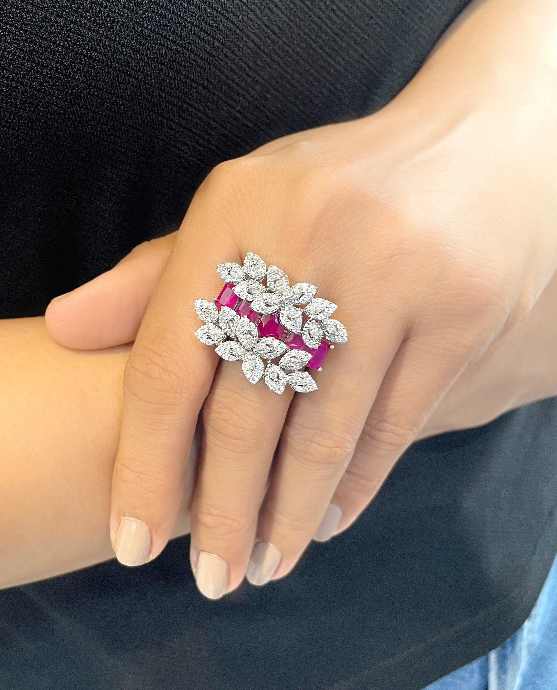 Aloha Statement Diamond Ring