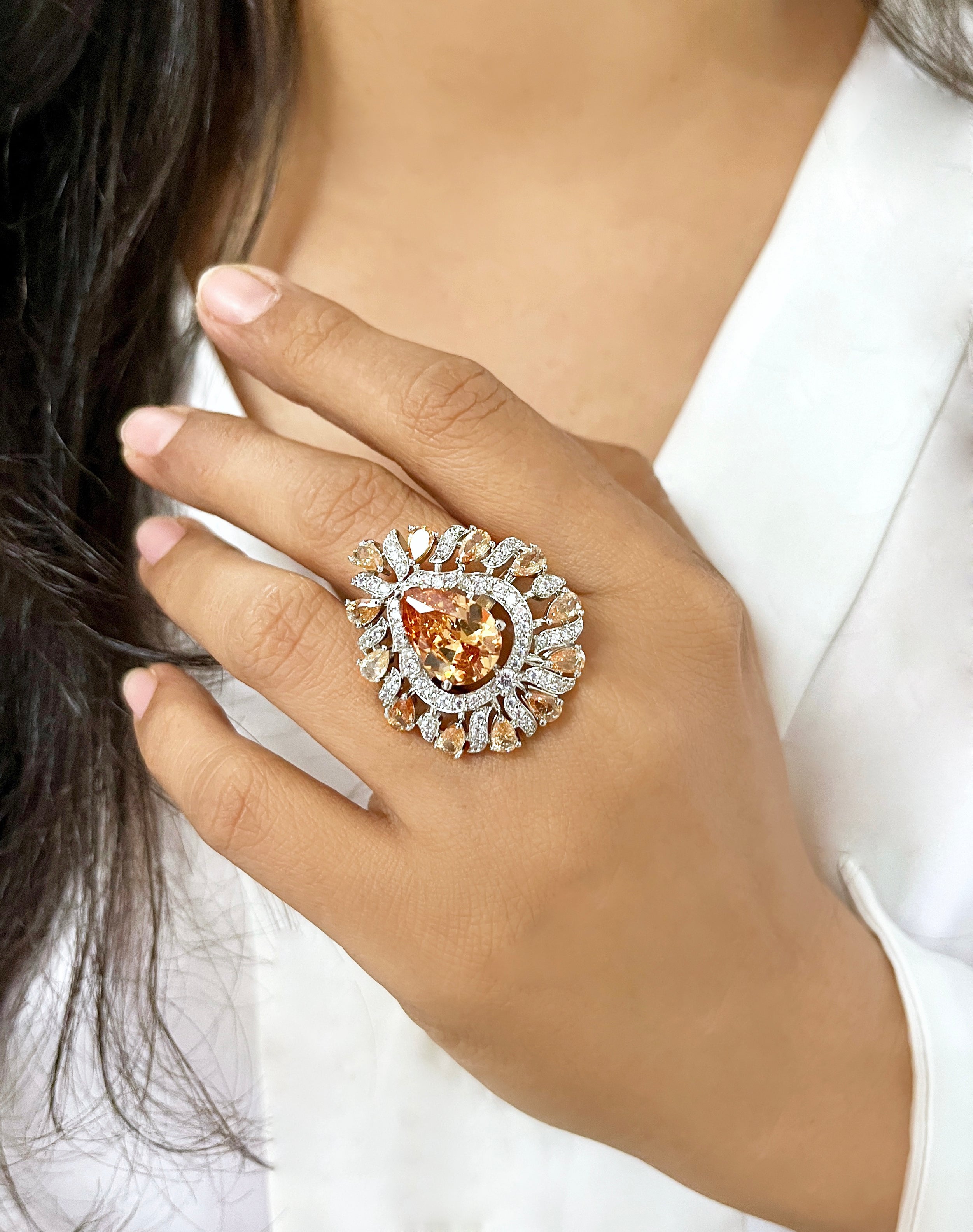 Isis Diamond Designer Ring