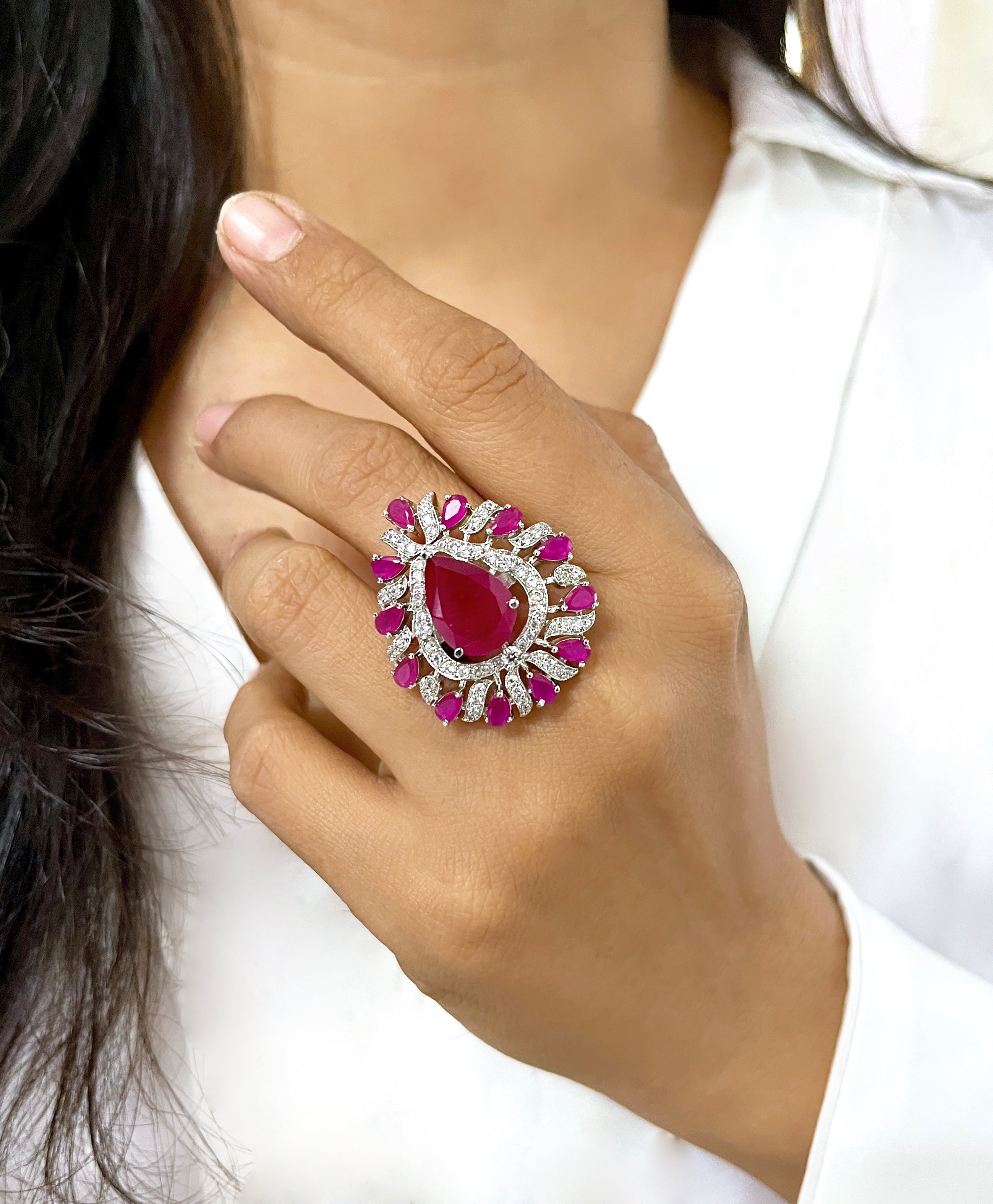 Isis Diamond Designer Ring