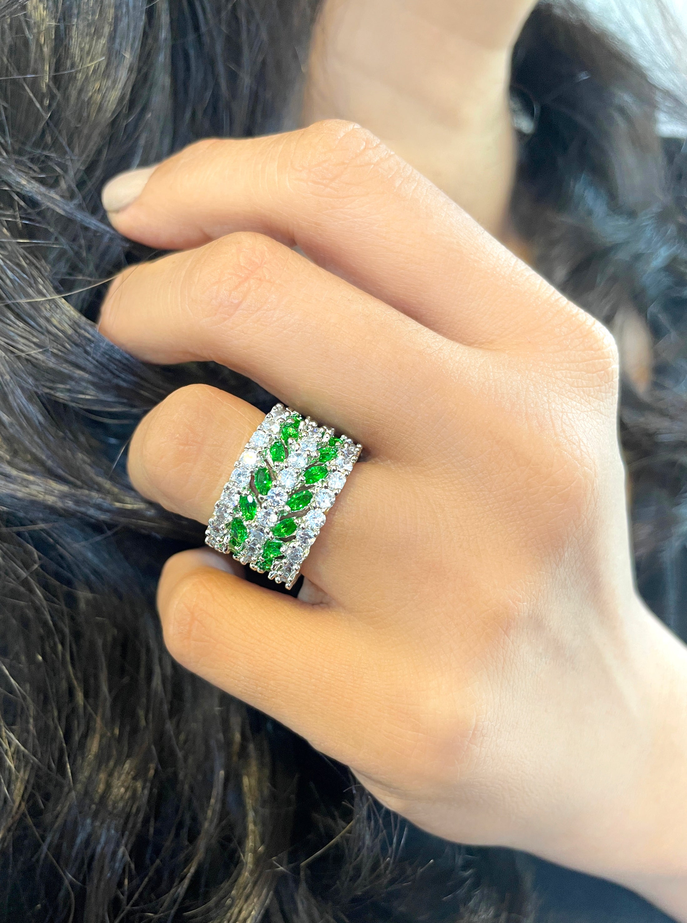 Freya Diamond Statement Ring