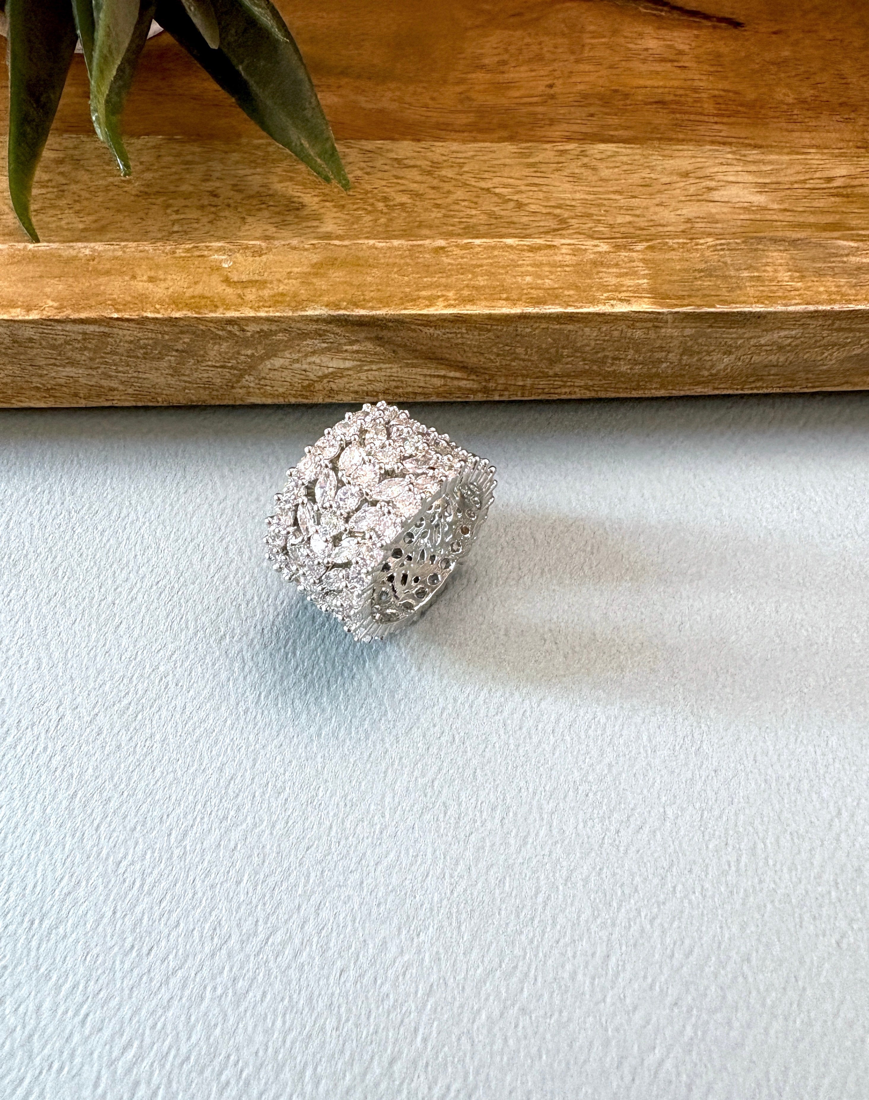 Freya Diamond Statement Ring