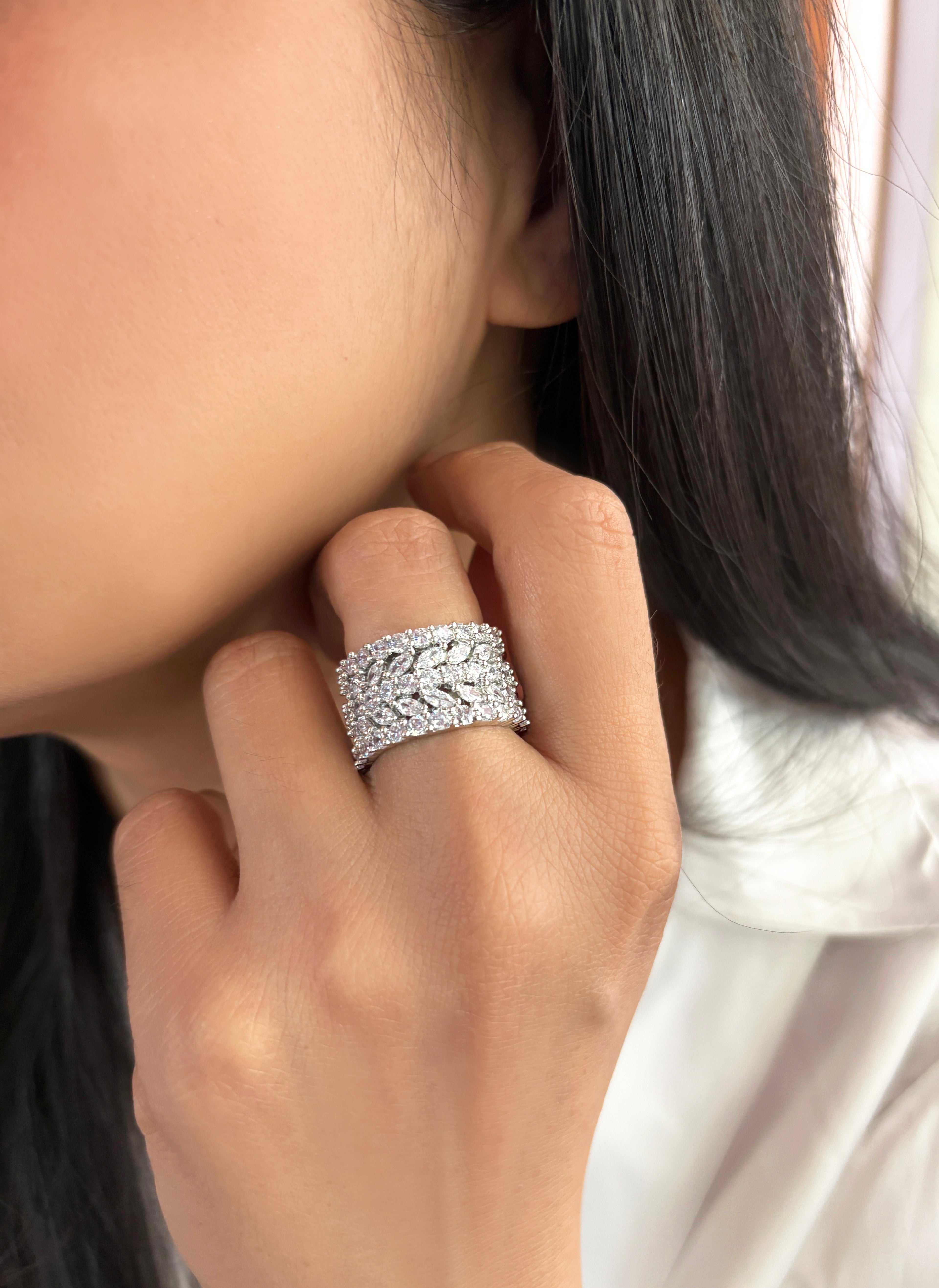 Freya Diamond Statement Ring