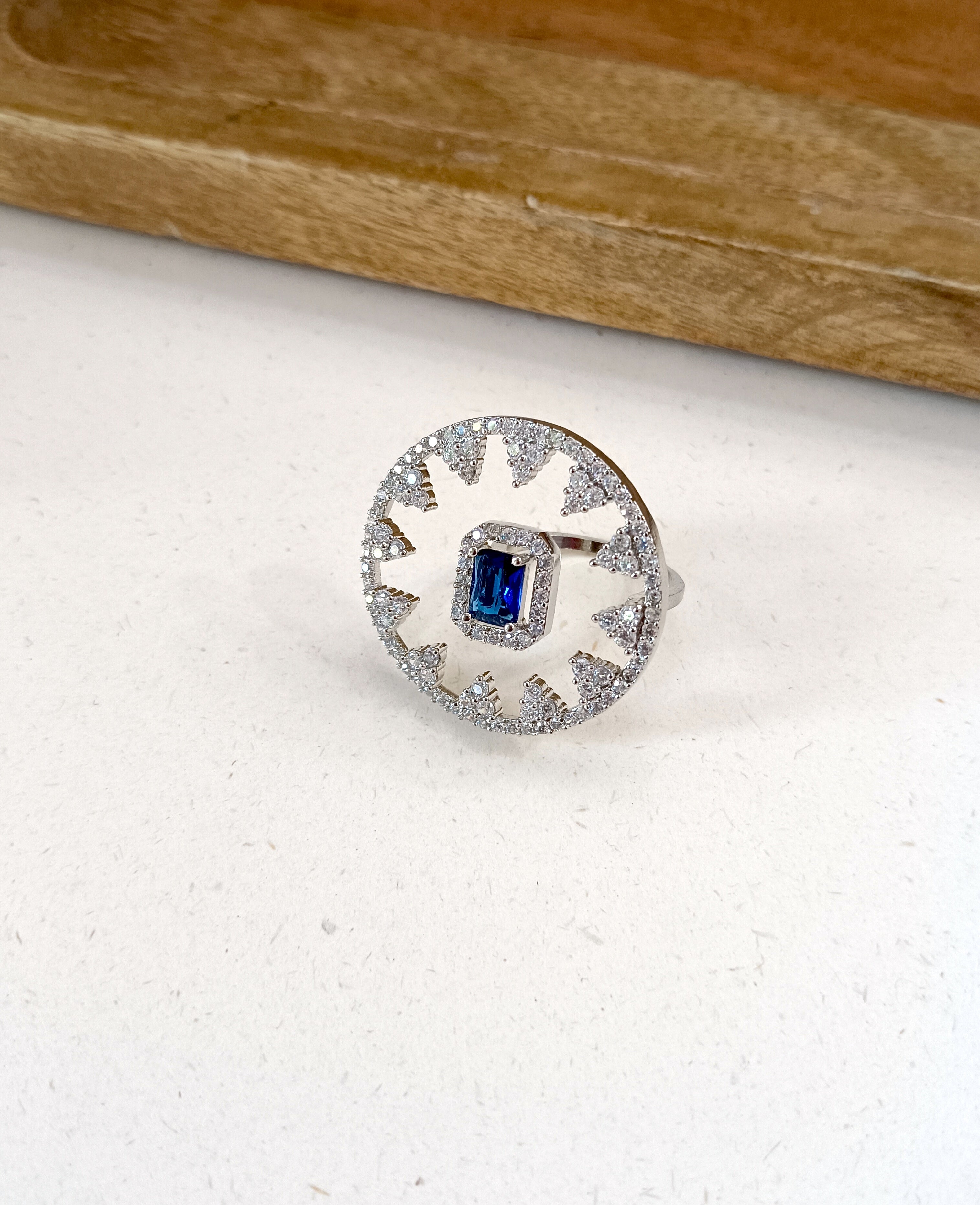 Ezra Diamond Statement Ring