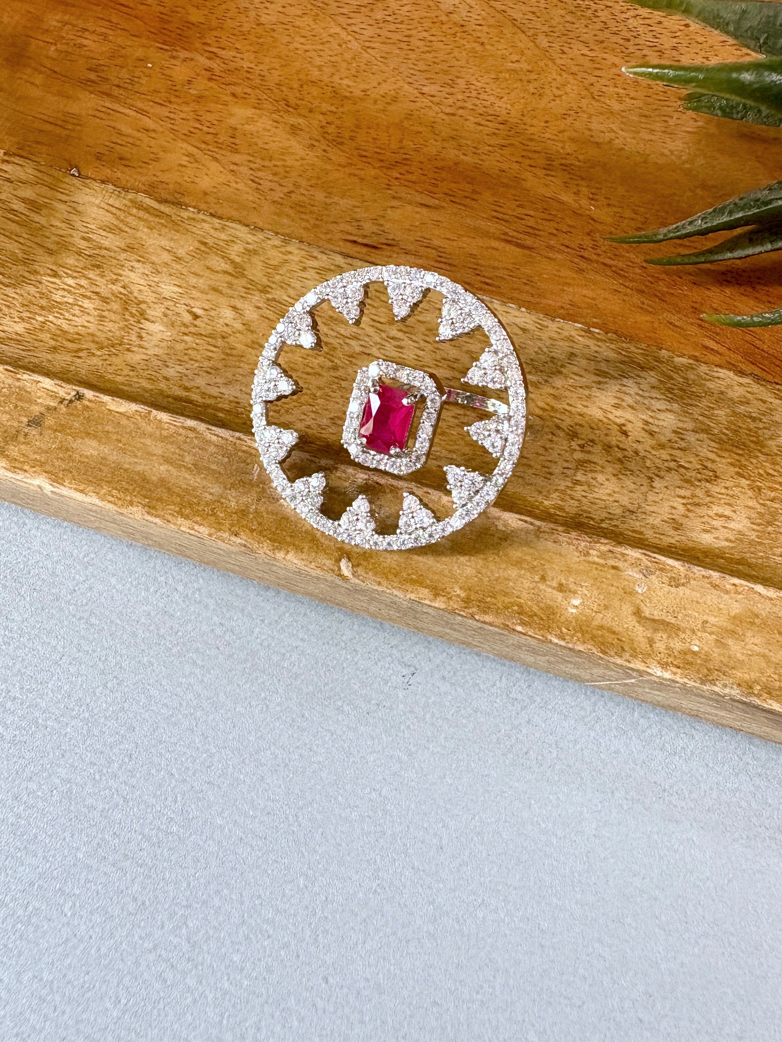 Ezra Diamond Statement Ring
