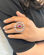 Ezra Diamond Statement Ring