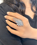 Floral Designer Diamond Ring